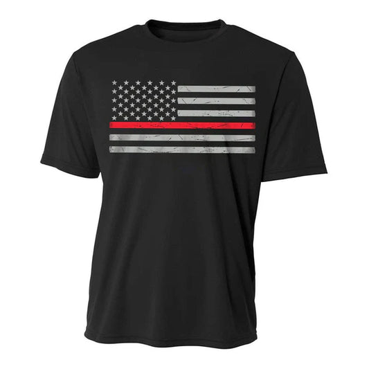 Classic Thin Red Line Polyester T-Shirt