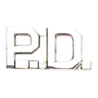 1/2" P.D. Letters gold