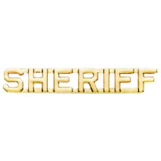 1/4" Sheriff gold