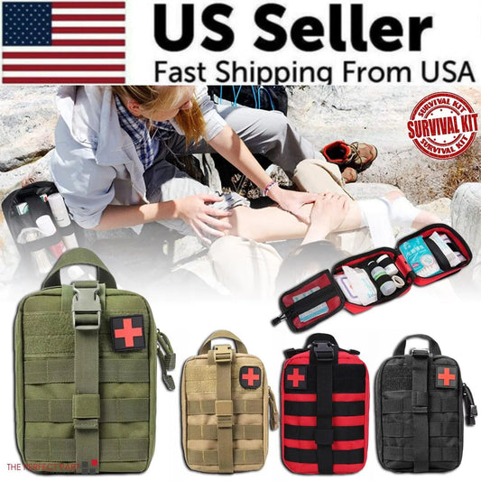 Tactical First Aid Kit Medical Molle Rip Away EMT IFAK Survival Emergency Bag